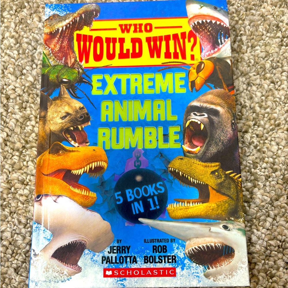 Who Would Win? Extreme Animal Rumble Hardback Book